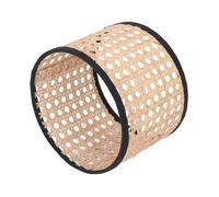 AUCUNE Abat-jour en rotin Abat-jour universel en rotin tissé, couvercle de lampe pour lustre E27 E14, lampe suspendue deco seul