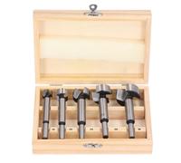 AUCUNE foret à bois Kit d'outils de perçage de trous 5 pièces foret Forstner à tige ronde 15mm 20mm 25mm 30mm bricolage perceuse