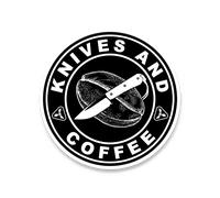 Audacious Concept Sticker - Knives & Coffee