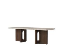 Audo Androgyne Table Basse Chêne Foncé/Kunis Breccia Sable