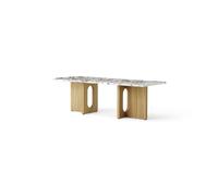 Audo Androgyne Table Basse Chêne Naturel/Marbre Calacatta Viola