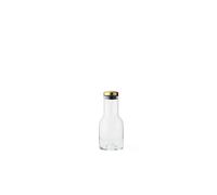 Audo Bouteille en verre - 0,5 l - Verre, laiton