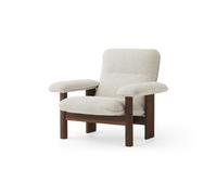 Audo Brasilia Fauteuil Noyer/ Mousse