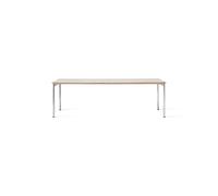 Audo Co Table à Manger 240x100 Chrome/ Stratifié Crème