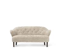 Audo Copenhagen Canapé Ingeborg 2.5 places Peau de mouton moonlight-pieds en chêne fumé