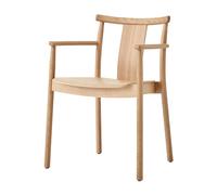 Audo Copenhagen Chaise à accoudoirs Merkur Natural oak