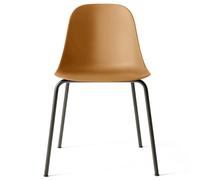 Audo Copenhagen Chaise Harbour pieds noirs Khaki