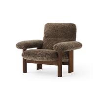 Audo Copenhagen Fauteuil Brasilia Dark oak-Root sheepskin