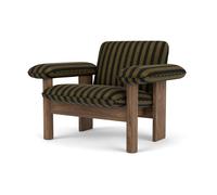 Audo Copenhagen Fauteuil Brasilia low back Walnut-Cabanon Soft FCL7029-04