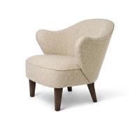 Audo Copenhagen Fauteuil Ingeborg SahcoZero beige-pieds en chêne fumé
