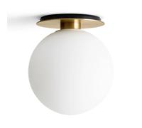 Audo Copenhagen Lampe murale/Lampe à suspension TR Laiton Verre opale mat
