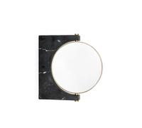 Audo Copenhagen Miroir Pepe Marble marbre noir. suspendu au mur