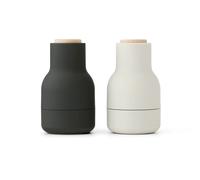 Audo Copenhagen Moulin à épices Bottle Grinder Small. lot de 2 Ash-carbon-hêtre