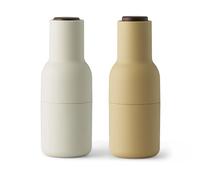 Audo Copenhagen Moulin à poivre et à sel Bottle Grinder lot de 2 Barley-noyer
