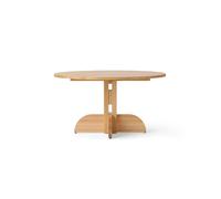 Audo Copenhagen Puffin Dining Table chêne massif naturel Chêne naturel. Ø140 cm