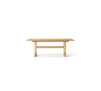 Audo Copenhagen Puffin Dining Table - chêne plaqué naturel Chêne en placage naturel. 200x95 cm