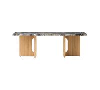 Audo Copenhagen Table basse Androgyne 45x120 cm Grey galaxy-chêne non traité