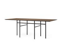 Audo Copenhagen Table rectangulaire Snaregade Chêne teinté noir-foncé