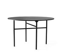 Audo Copenhagen Table ronde Snaregade Noir. Ø120 cm