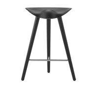Audo Copenhagen Tabouret de bar ML42 69 cm Hêtre teinté noir-acier