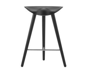 Audo Copenhagen Tabouret de bar ML42 69 cm Hêtre teinté noir-acier