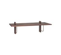 Audo Corbel Etagère Longue Chêne Teinté Foncé