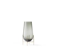 Audo Echasse Vase Petit Brûlé/Laiton Brossé