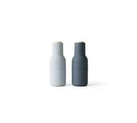 Audo Ensemble de moulins Bottle Grinder Classic - Couvercle en hêtre - bleu