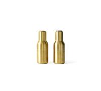 Audo Ensemble de moulins Bottle Grinder Classic - Couvercle en noyer - Laiton, brossé