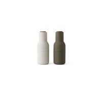 Audo Ensemble de moulins Bottle Grinder Classic - Couvercle en noyer - vert chasse