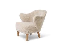 Audo Ingeborg Fauteuil Chêne Naturel/Peau de Mouton Clair de Lune
