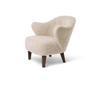 Audo Ingeborg Fauteuil Chêne Teinté foncé/Peau de Mouton Moonlight