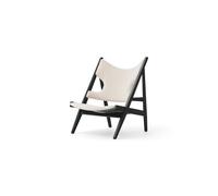 Audo Copenhagen Chaise lounge Knitting Barnum Bouclé 24-chêne noir