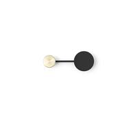 Audo Porte-manteau Afteroom Coat Hanger - Largeur 21 cm - noir/ Laiton