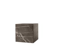 Audo Table Plinth - Marbre brun-gris - cubic