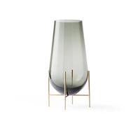 Audo Vase Échasse - S - verre fumé