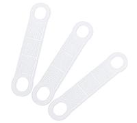 AUEAR, Lot de 100 bandes antidérapantes en caoutchouc transparent pour cintres en bois et plastique