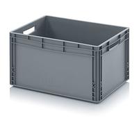 Auer Bacs Euro 60 x 40 x 32 eurobox caisse en plastique 60x40x32 conteneur de stockage gris empilable euro box