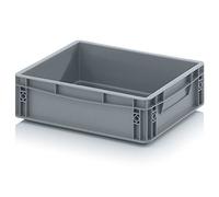 Auer Conteneur Euro 40 x 30 x 12 Eurobox caisse en plastique 40x30x12 conteneur de stockage gris empilable