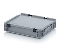 Auer Packaging Boîte euro 40 x 30 x 9 cm avec couvercle à charnière