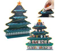 AUFGELD Présentoir compatible avec le calendrier de compte à rebours Funko Bitty, étagère d'organisation pour Bitty Pops de Noël, Bitty Stand, étagère murale de Noël Bitty