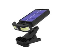 Aufquwk Lumieres Solaires De Gouttiere - Lampes Solaires Extérieures à Pince | Projecteur Solaire Avec Capteur De Mouvement Pour Jardin Pelouse Terrasse Piscine Cour
