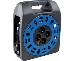 Aufrollkabelbox 4x Schutzkontakt AC230V, 20 m (393.0060)