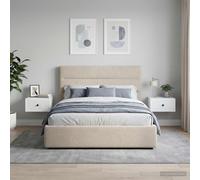 Augerqir Lot de 2 tables de chevet murales en bois blanc 33 x 34,5 x 20 cm avec tiroir pour chambre à coucher, salon, chambre d'enfant, étroite, suspendue, beaucoup d'espace de rangement, design