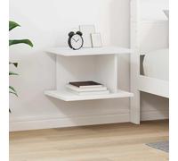 Augerqir Table de chevet blanche en bois 40 x 30 x 25 cm avec espace de rangement et compartiment de rangement, table de chevet étroite pour chambre à coucher, salon et couloir, peu encombrante et