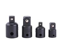 Augmentateur À Chocs,Akozon 4pcs 1/2-3/8 pouce Adaptateur De Douille convertisseur et réducteur Pour Tournevis Manuel, Clé Perceuse, Clé À Percussion - En Chrome Molybdène