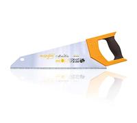 Augusta-Heckenrose scie à main polyvalente 400 mm I Scie polyvalente en acier C75 I Scie poignée souple à 2 composants panneaux d'aggloméré et pvc fin