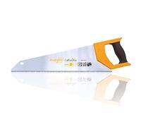 Augusta-Heckenrose scie à main polyvalente 450 mm I Scie polyvalente en acier C75 I Scie poignée souple à 2 composants panneaux d'aggloméré et pvc fin