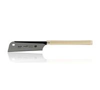Augusta-Heckenrose scie japonaise Dozuki 240 mm I Scie à bois en feuillard d'acier poli C75 pour coupes fines I Scie traditionnelle avec dos en acier stable & poignée en raphia