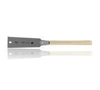 Augusta-Heckenrose scie japonaise Ryoba 240 mm I Scie traditionnelle acier C75 découpes fines et grossières I Scie à bois dentée flexible et poignée